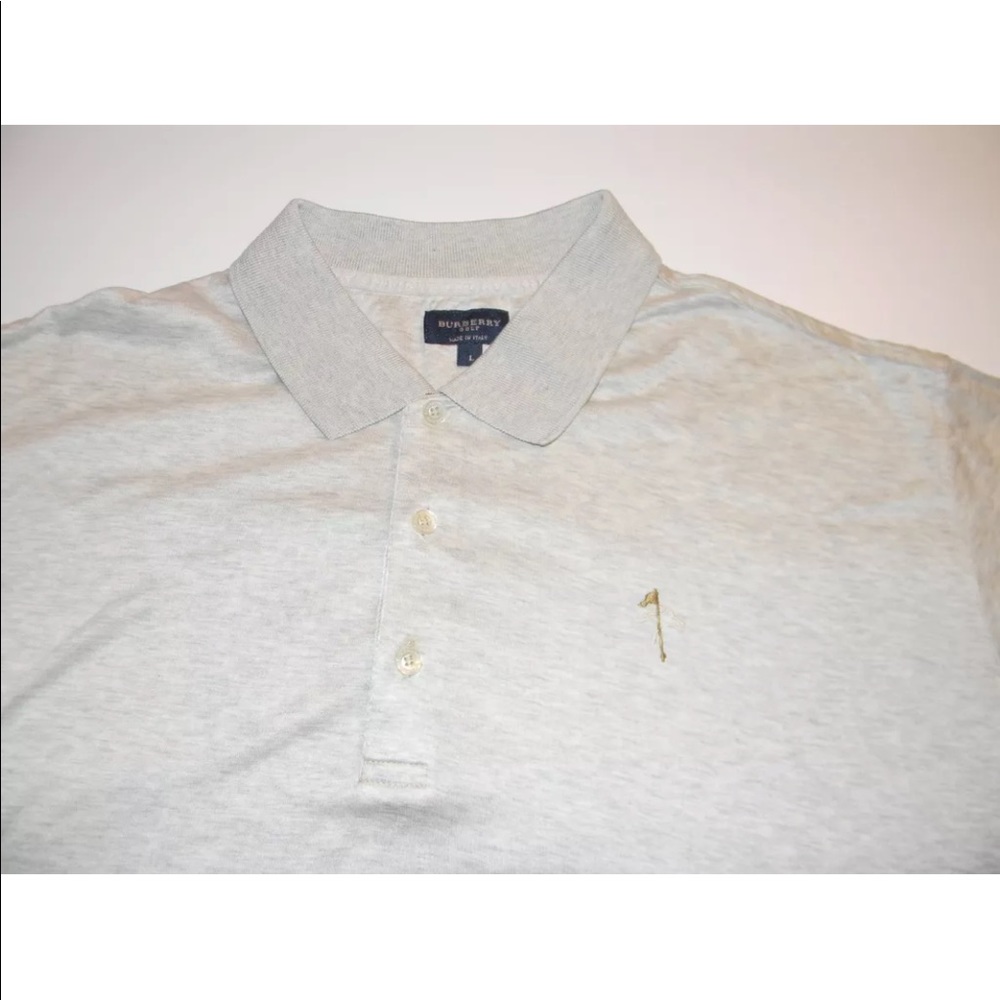Burberry Men's Golf Polo Shirt Size Large
